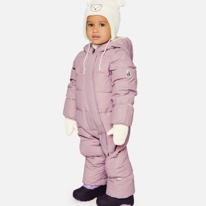 Baby Cloud One Piece Snowsuit Adapted For Car Seats Lavender - Image 3