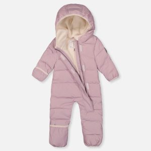 Baby Cloud One Piece Snowsuit Adapted For Car Seats Lavender - Image 5