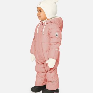 Alternative view of Baby Cloud One Piece Snowsuit Adapted For Car Seats Pale Dusty Pink