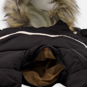 Baby Snug One Piece Snowsuit Adapted For Car Seats Black - Image 5