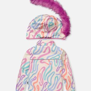 Two Piece Discover Snowsuit Multicolored Line Print - Image 3