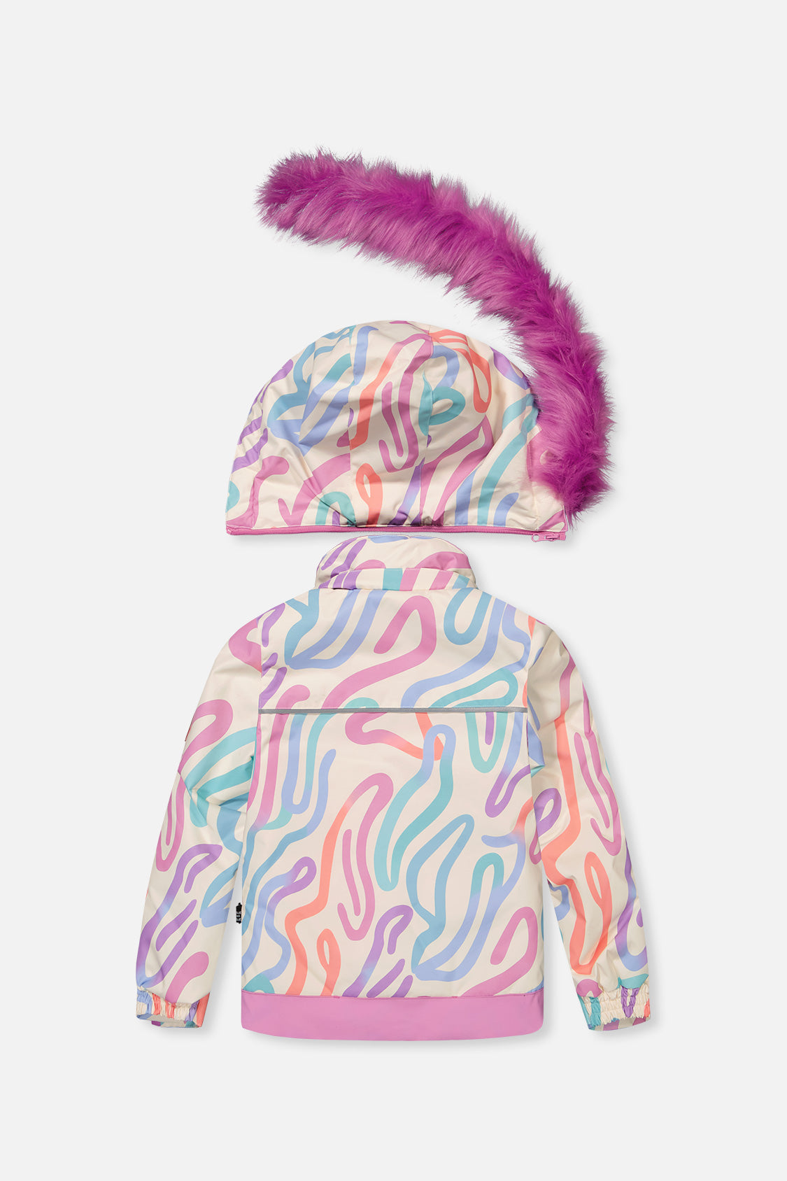 Two Piece Discover Snowsuit Multicolored Line Print - Image 3