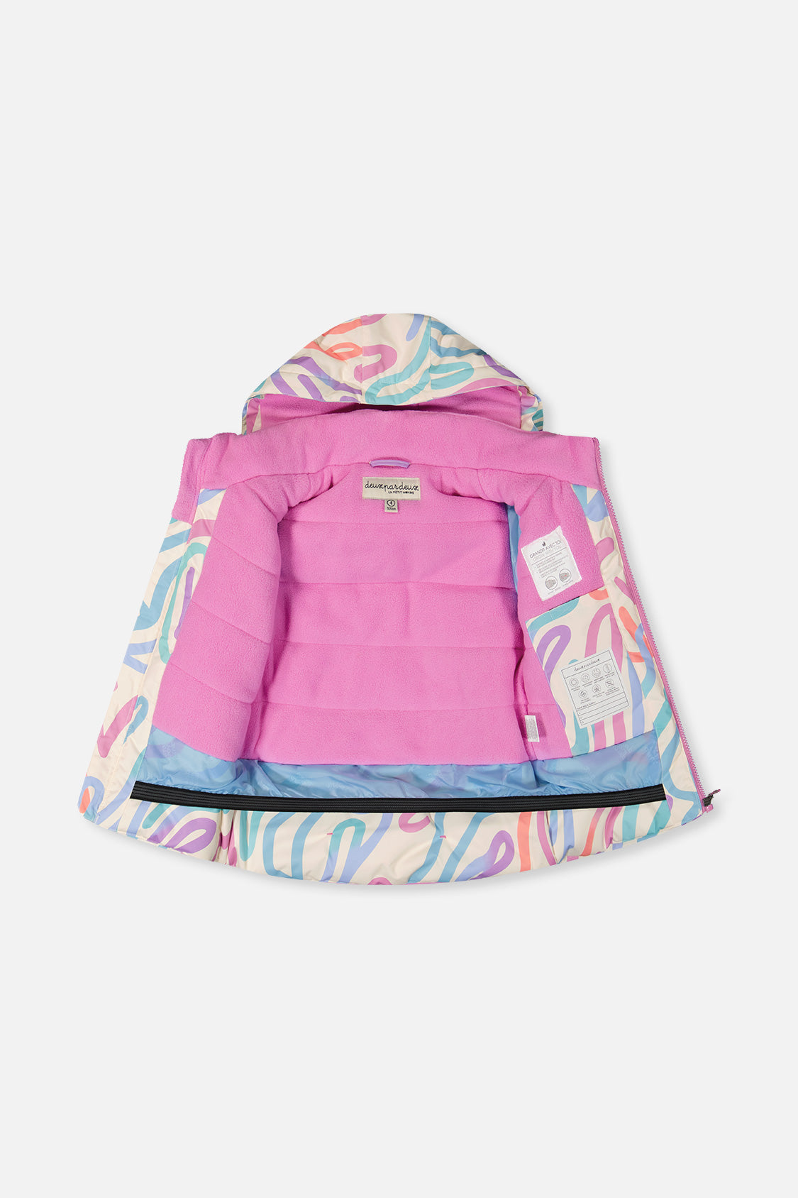 Two Piece Discover Snowsuit Multicolored Line Print - Image 4