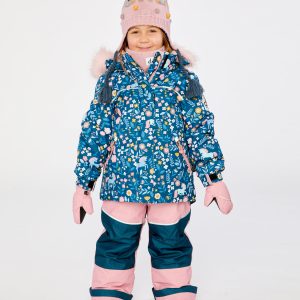 Alternative view of Two Piece Discover Snowsuit Blue And Pink Unicorn Print