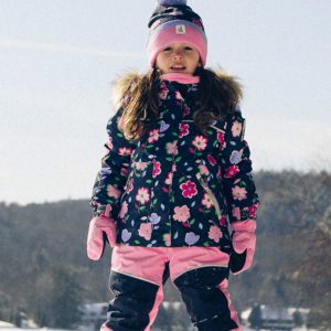 Alternative view of Two Piece Discover Snowsuit Blue Floral Print