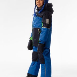 Light Weight Two Piece Chill Snowsuit Royal Blue And Green - Image 4