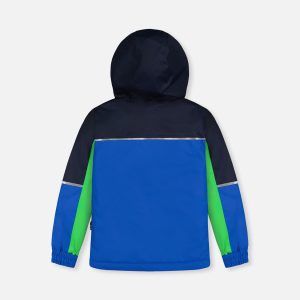 Light Weight Two Piece Chill Snowsuit Royal Blue And Green - Image 5