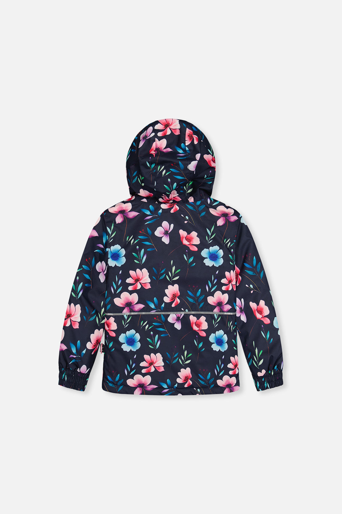 Light Weight Two Piece Chill Snowsuit Blue Floral Print - Image 5