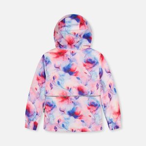 Light Weight Two Piece Chill Snowsuit Mauve Printed Flowers - Image 5