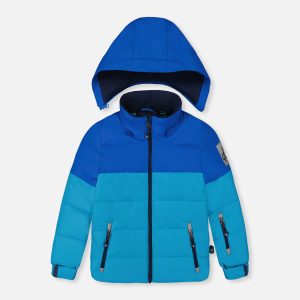 Alternative view of Two Piece Play Snowsuit Light And Dark Blue With Navy Pants