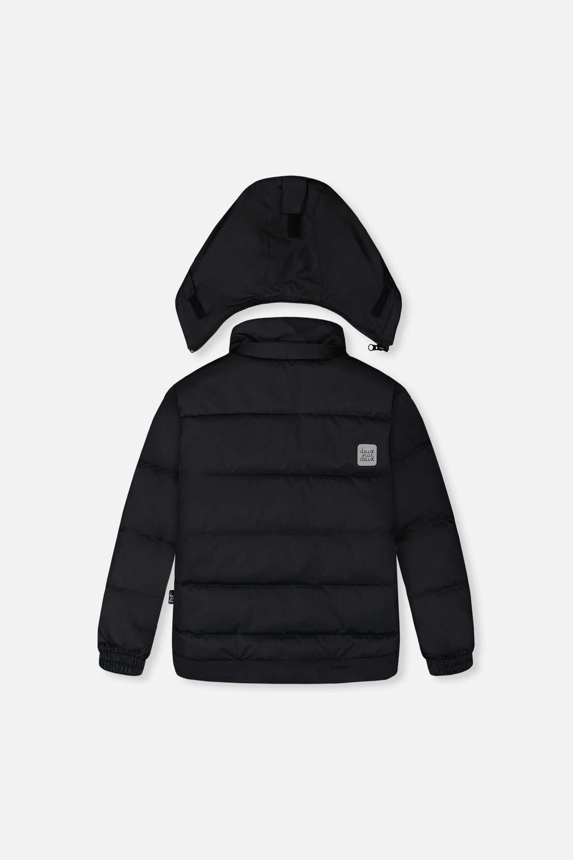 Two Piece Play Snowsuit Black With Black Pants - Image 3