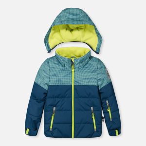 Alternative view of Two Piece Play Snowsuit Greyish Blue And Navy With Greyish Blue Pants