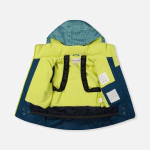 Two Piece Play Snowsuit Greyish Blue And Navy With Greyish Blue Pants - Image 4