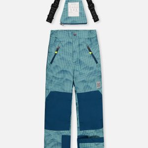 Two Piece Play Snowsuit Greyish Blue And Navy With Greyish Blue Pants - Image 5
