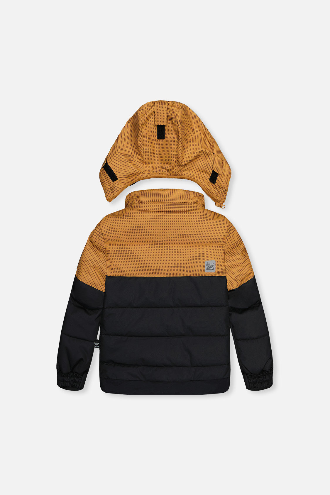 Two Piece Play Snowsuit Brown And Black With Brown Pants - Image 3