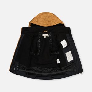 Two Piece Play Snowsuit Brown And Black With Brown Pants - Image 4