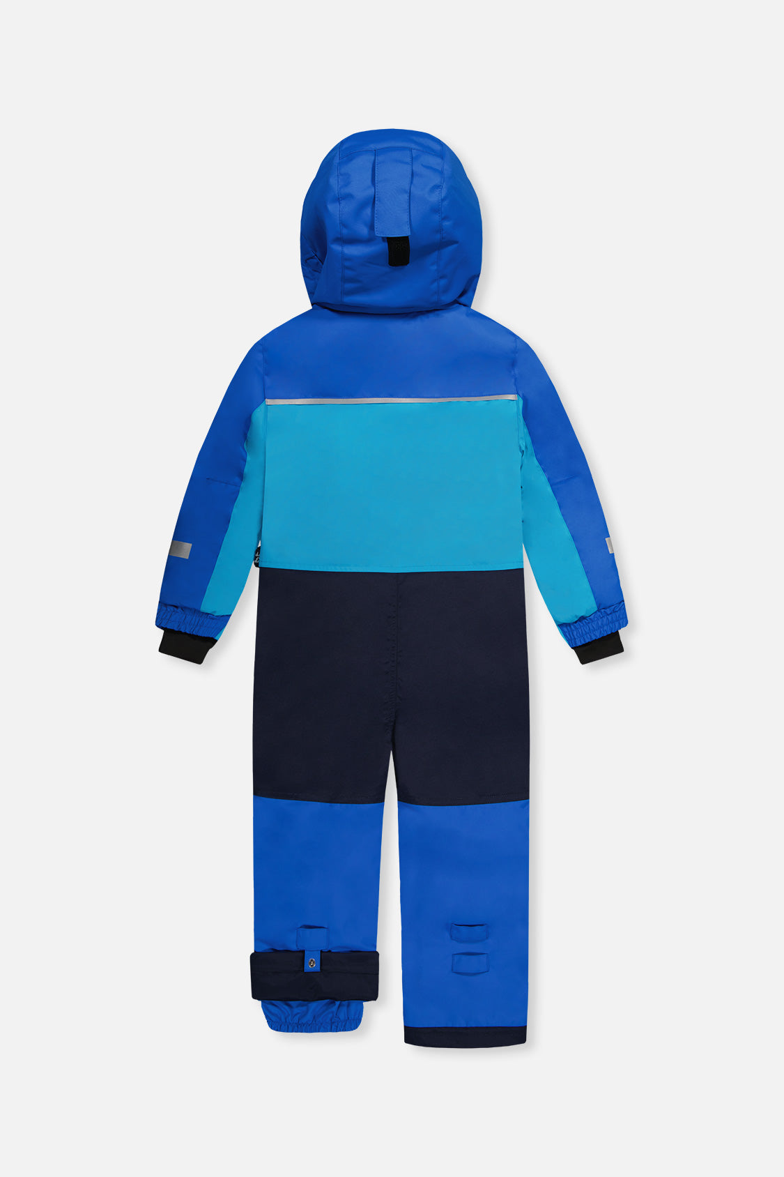 Kids One Piece Play Snowsuit Light And Dark Blue - Image 5