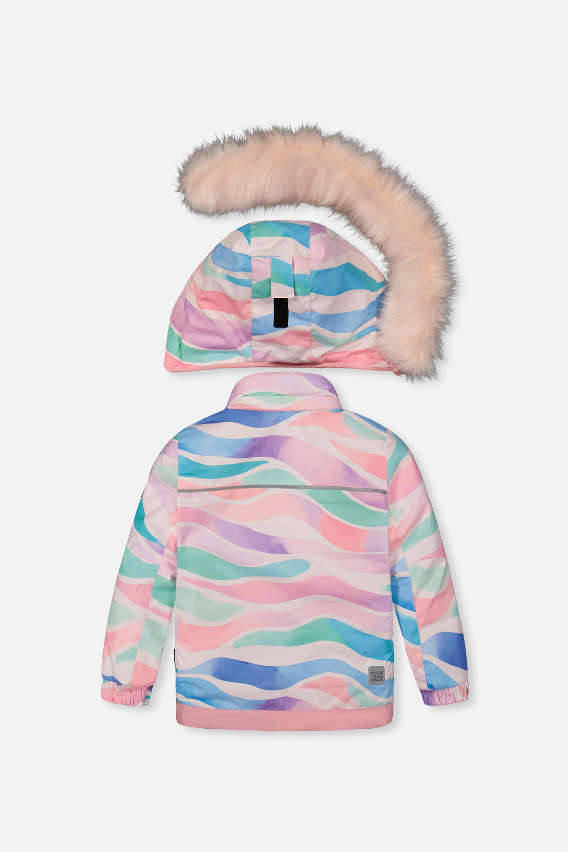 Two Piece Play Snowsuit Multicolored Line Print - Image 3