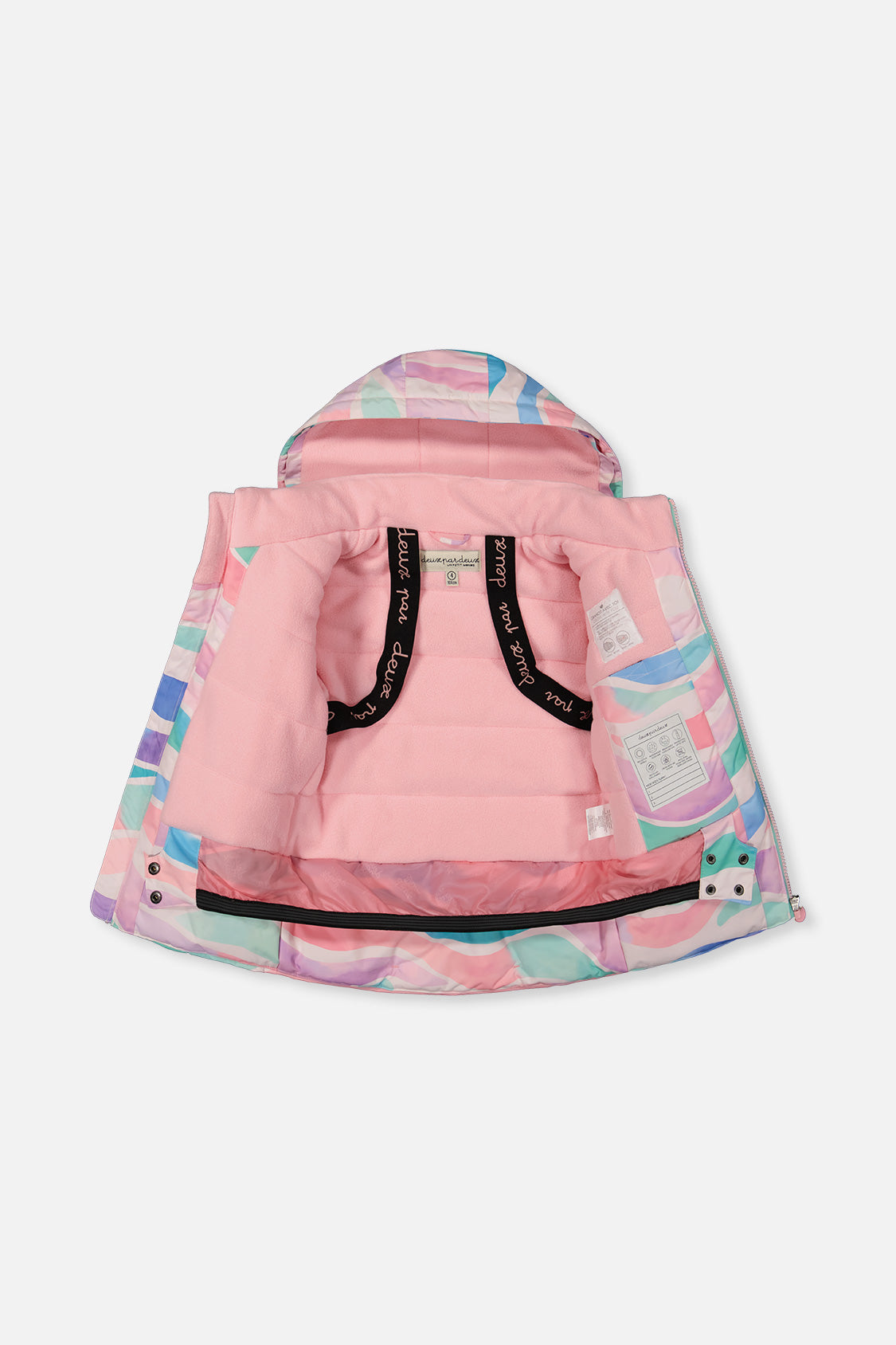 Two Piece Play Snowsuit Multicolored Line Print - Image 4