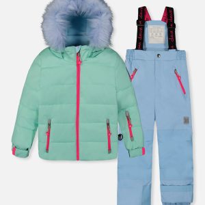 Two Piece Play Snowsuit Mint Green