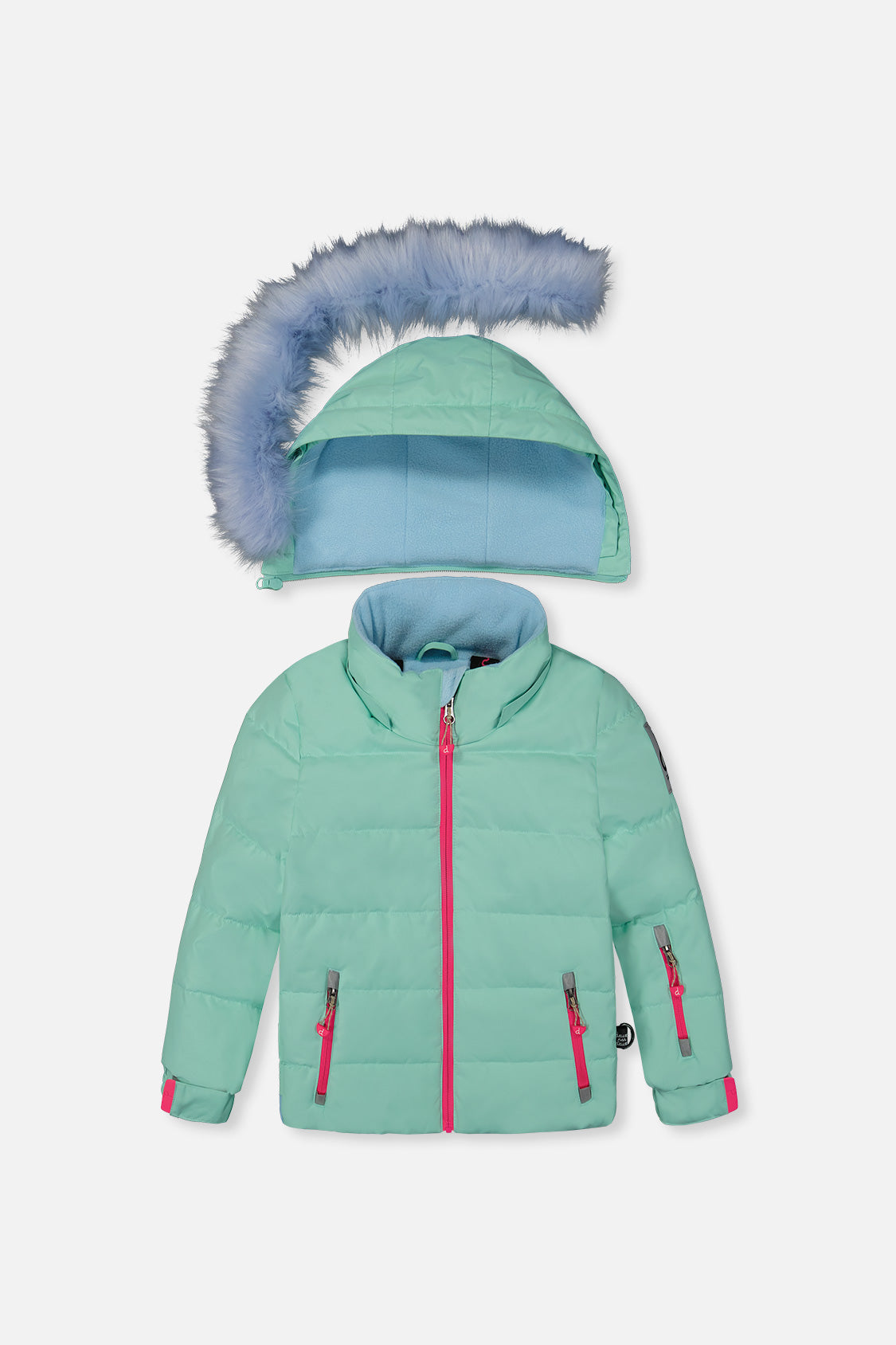 Two Piece Play Snowsuit Mint Green - Image 2