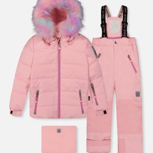 Two Piece Play Snowsuit Light Pink