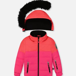 Alternative view of Two Piece Play Snowsuit Bright Pink