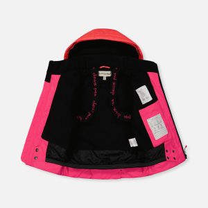 Two Piece Play Snowsuit Bright Pink - Image 4