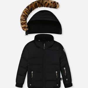 Alternative view of Two Piece Play Snowsuit Black