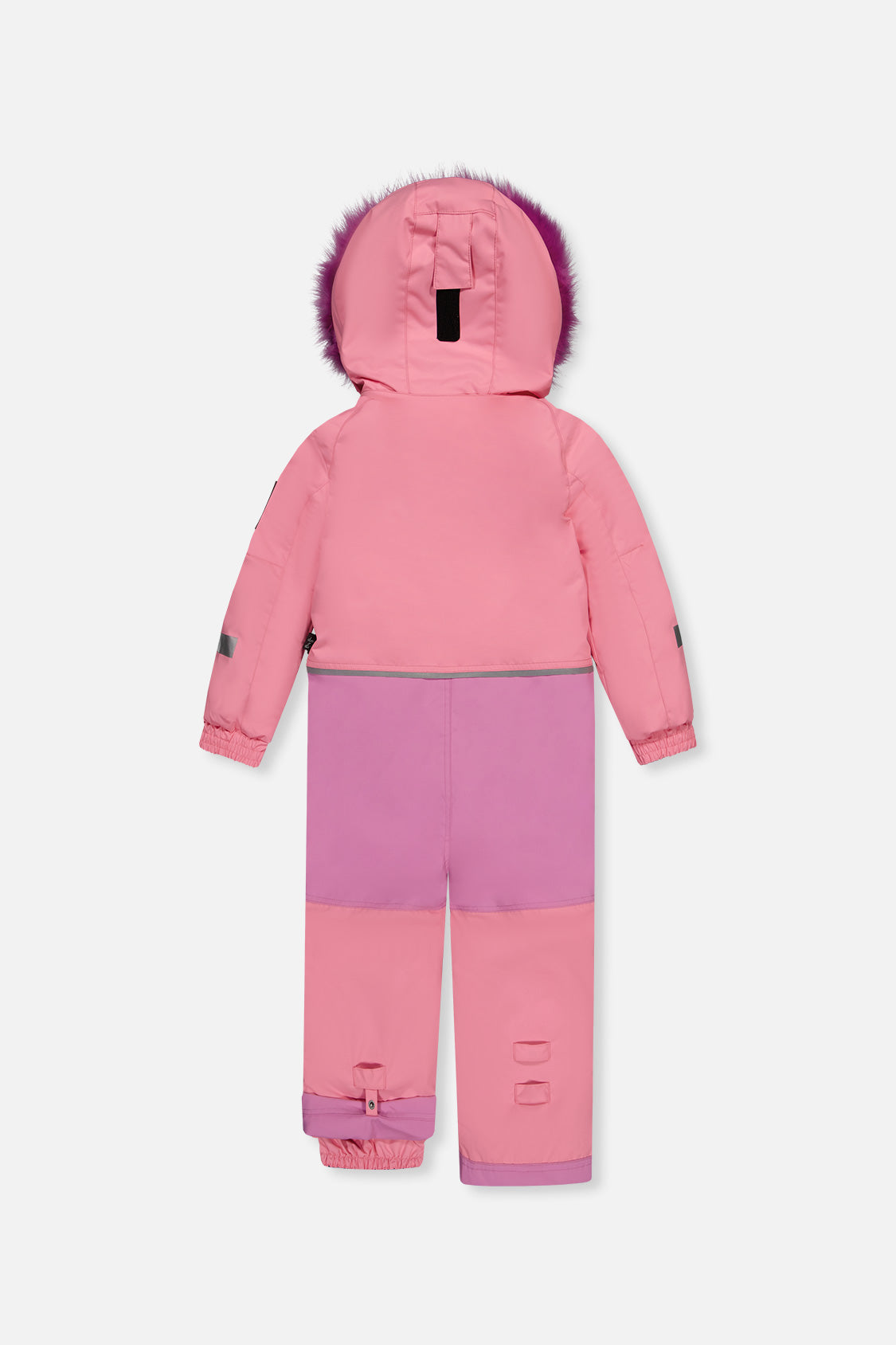 Kids One Piece Play Snowsuit Pink - Image 5