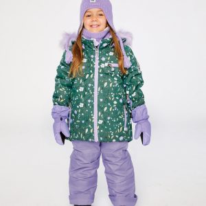 Alternative view of Two Piece Play Snowsuit Green Mini Flower Print