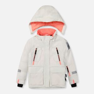 Alternative view of Two Piece Teknik Snowsuit Off-White And Pink With Black Pants