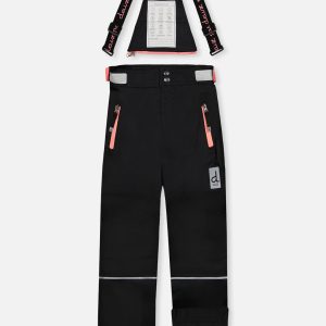 Two Piece Teknik Snowsuit Off-White And Pink With Black Pants - Image 5