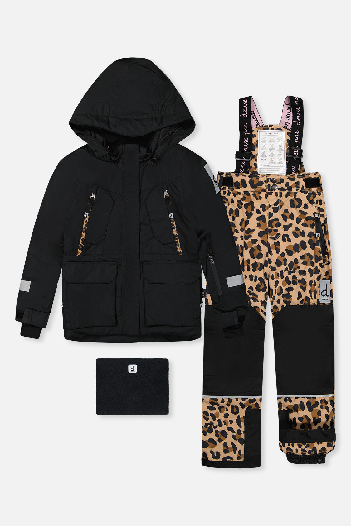 Two Piece Teknik Snowsuit Black