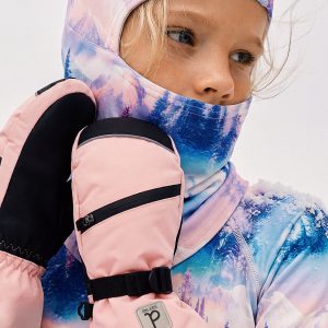 Polar Balaclava Blue And Pink Mountain Print - Image 5