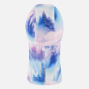 Polar Balaclava Blue And Pink Mountain Print - Image 3