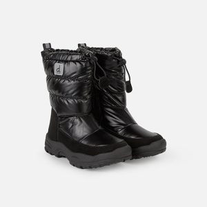 Nylon Quilted Winter Boots Noir