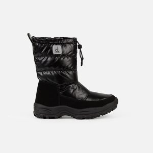 Nylon Quilted Winter Boots Noir - Image 2