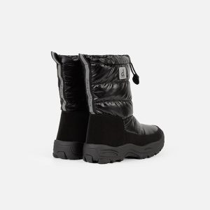 Nylon Quilted Winter Boots Noir - Image 3