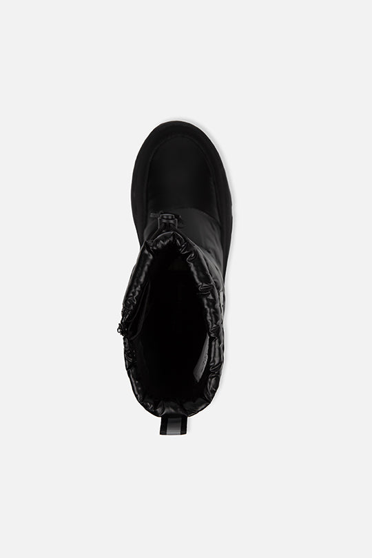 Nylon Quilted Winter Boots Noir - Image 4