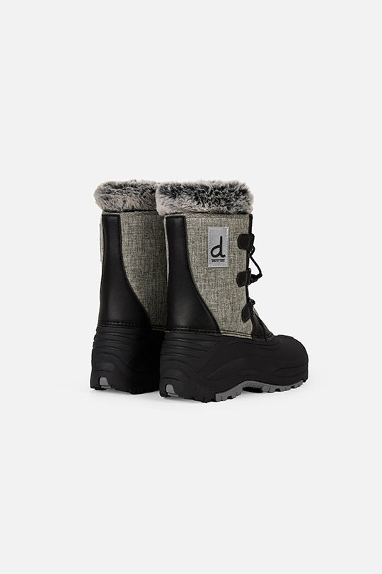 Winter Boots With Removable Lining Grey Mix - Image 3