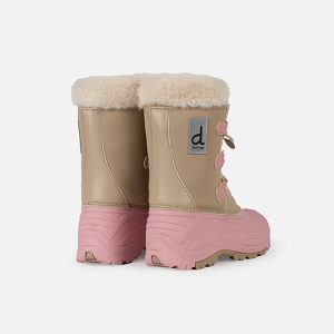 Winter Boots With Removable Lining Pale Dusty Pink - Image 3