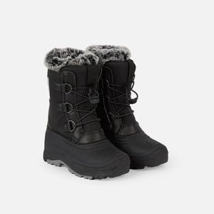 Winter Boots With Removable Lining Black