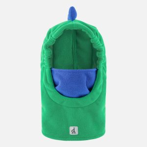 Oversized Dino Polar Balaclava For Ski Helmet Bright Green - Image 6