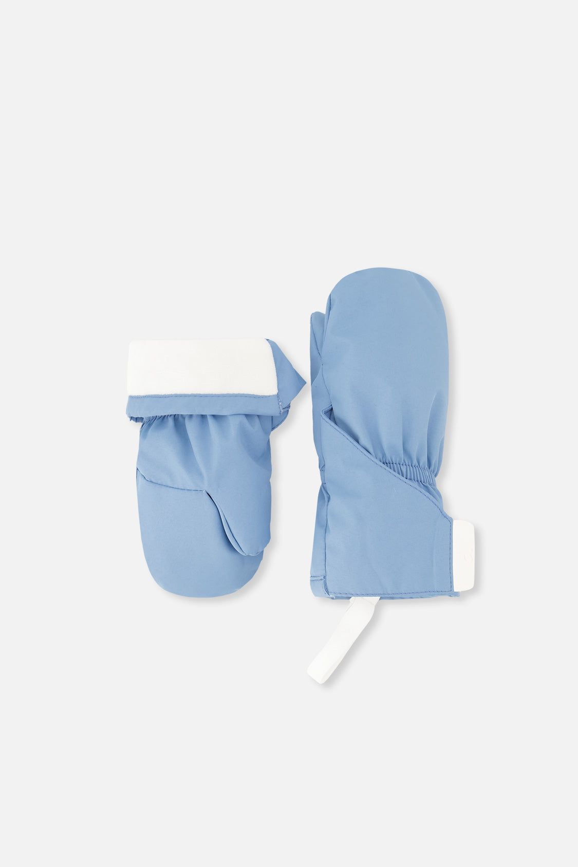 Lined Baby Mittens Blue-Grey - Image 6