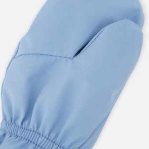 Lined Baby Mittens Blue-Grey - Image 4