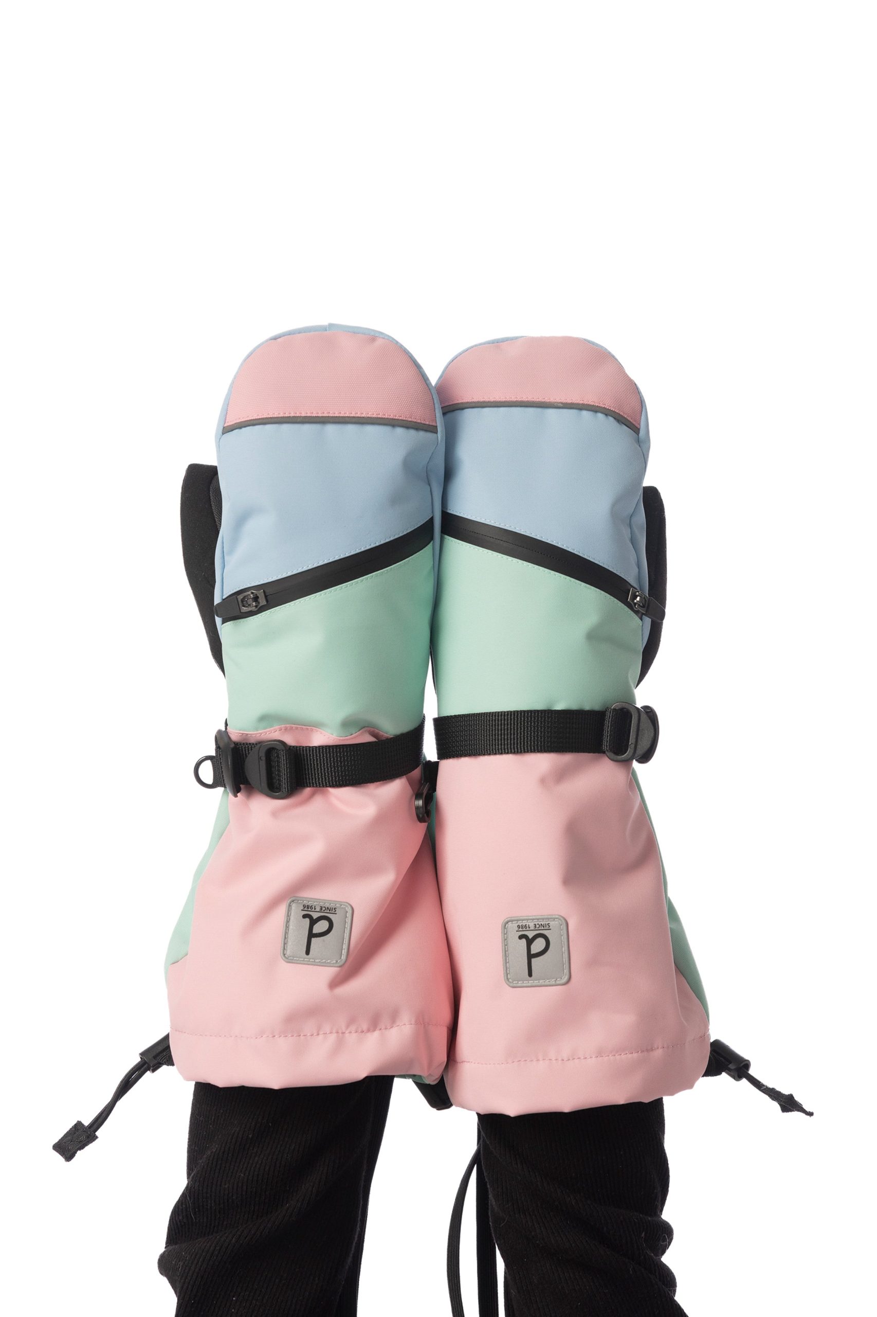 Winter Mittens Teknik Mint Green - Image 2