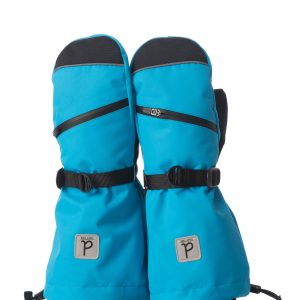 Alternative view of Winter Mittens Teknik Blue