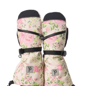 Alternative view of Winter Mittens Teknik Beige Vintage Rose Print