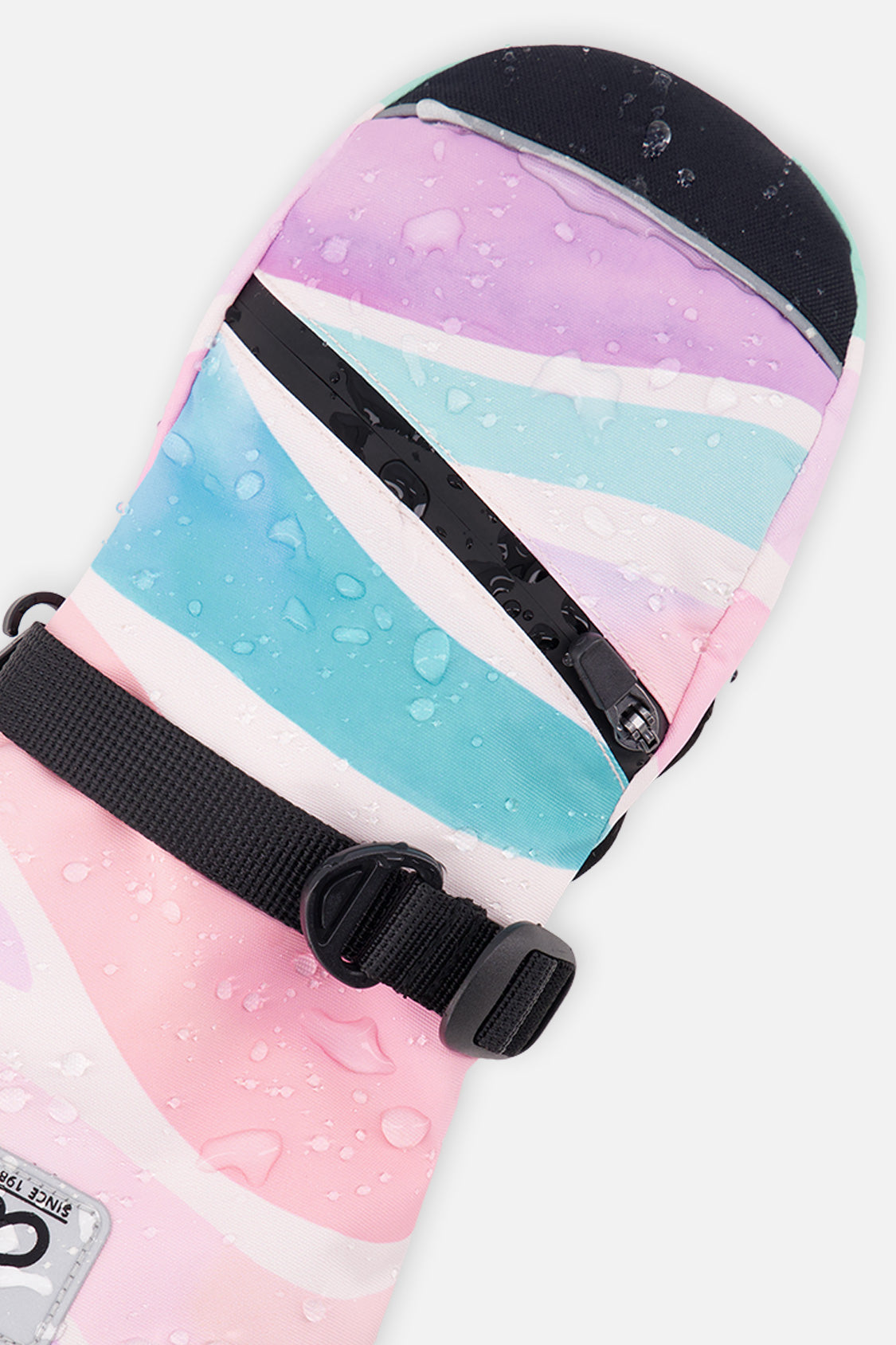 Winter Mittens Teknik Multicolored Line Print - Image 4